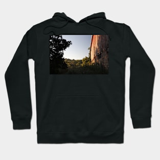 Rural Barn at Sunrise Hoodie